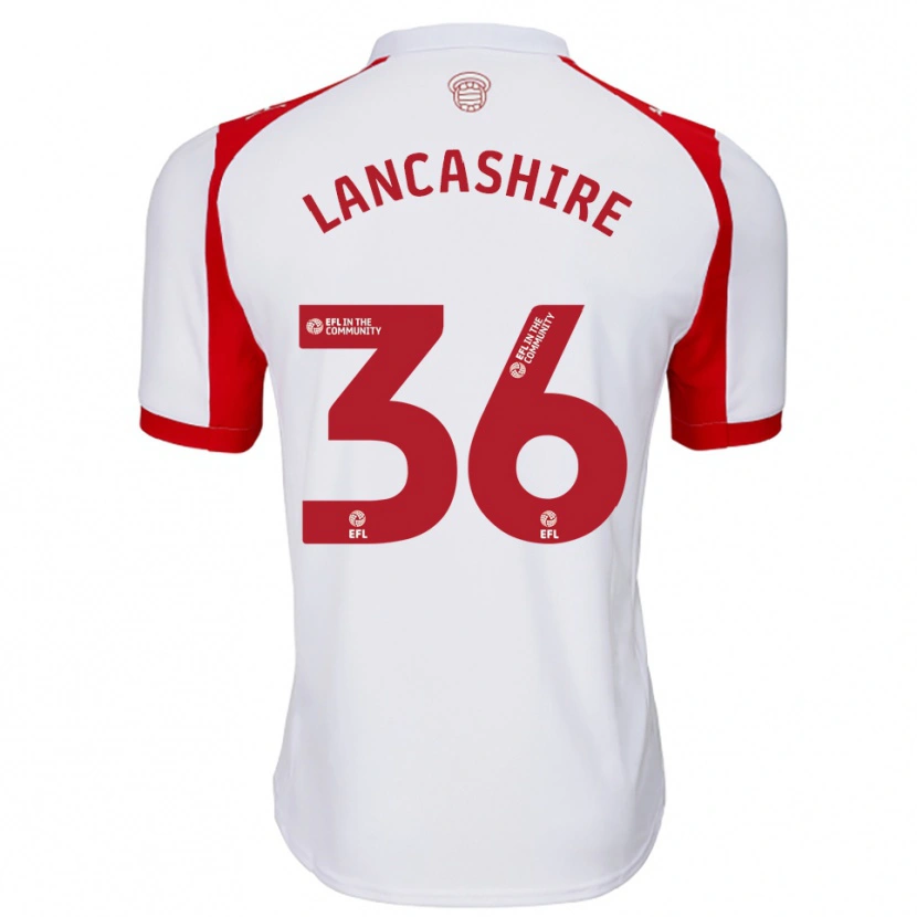 Danxen Kinder Olly Lancashire #36 Weiß Rot Heimtrikot Trikot 2025/26 T-Shirt Österreich