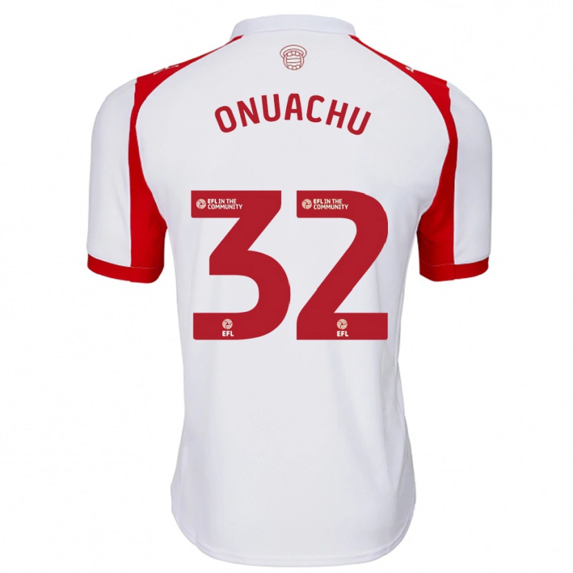 Danxen Kinder Paul Onuachu #32 Weiß Rot Heimtrikot Trikot 2025/26 T-Shirt Österreich