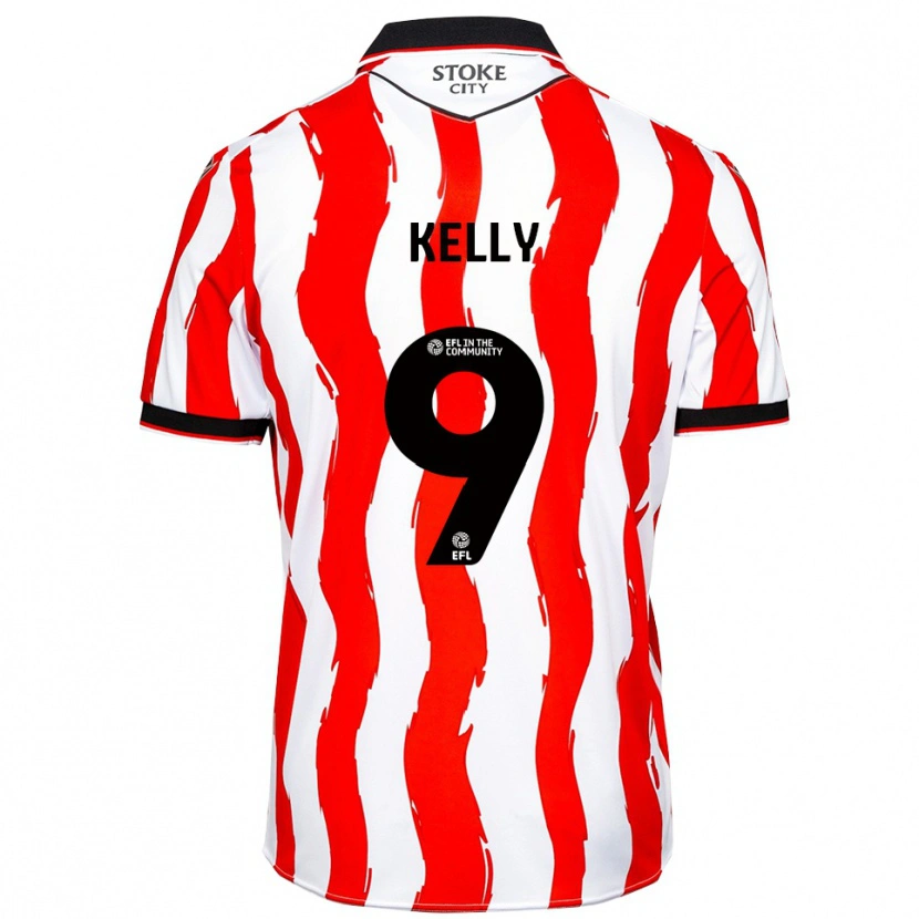 Danxen Kinder Isreal Kelly #9 Weiß Rot Heimtrikot Trikot 2025/26 T-Shirt Österreich