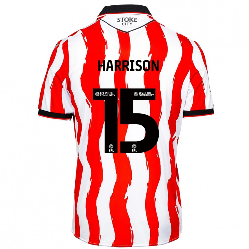 Danxen Kinder Max Harrison #15 Weiß Rot Heimtrikot Trikot 2025/26 T-Shirt Österreich