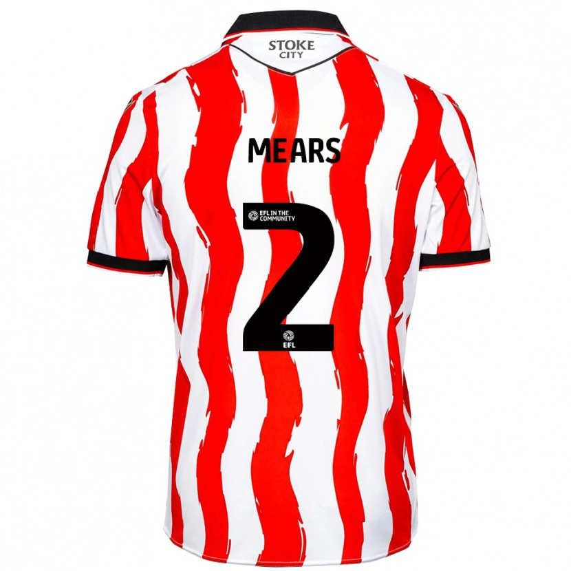 Danxen Kinder Jaden Mears #2 Weiß Rot Heimtrikot Trikot 2025/26 T-Shirt Österreich