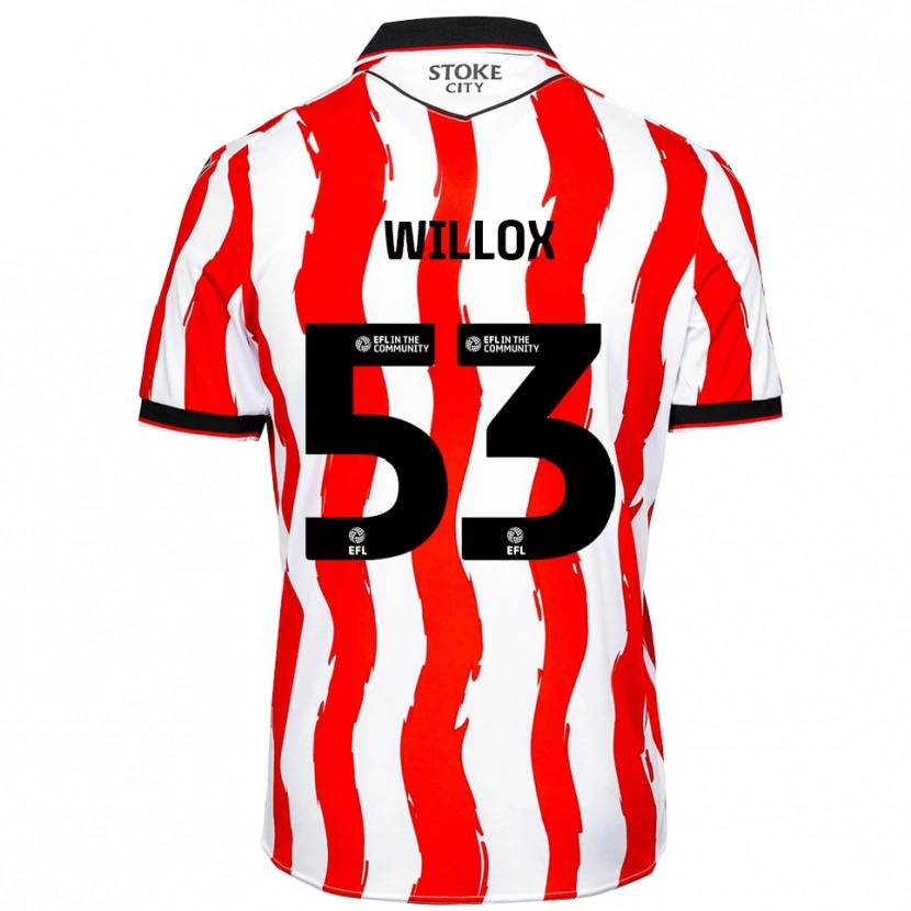 Danxen Kinder Kieron Willox #53 Weiß Rot Heimtrikot Trikot 2025/26 T-Shirt Österreich