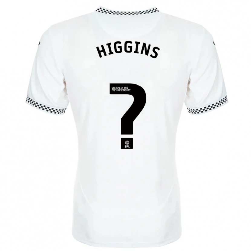 Danxen Kinder Aidan Higgins #0 Weiß Orange Heimtrikot Trikot 2025/26 T-Shirt Österreich