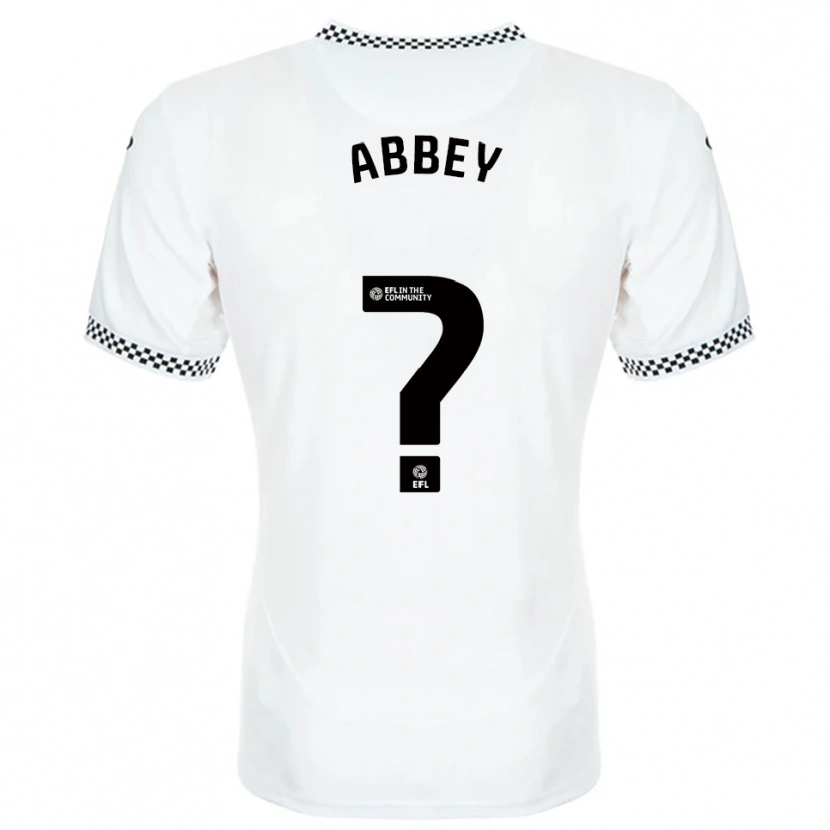 Danxen Kinder Nelson Abbey #0 Weiß Orange Heimtrikot Trikot 2025/26 T-Shirt Österreich