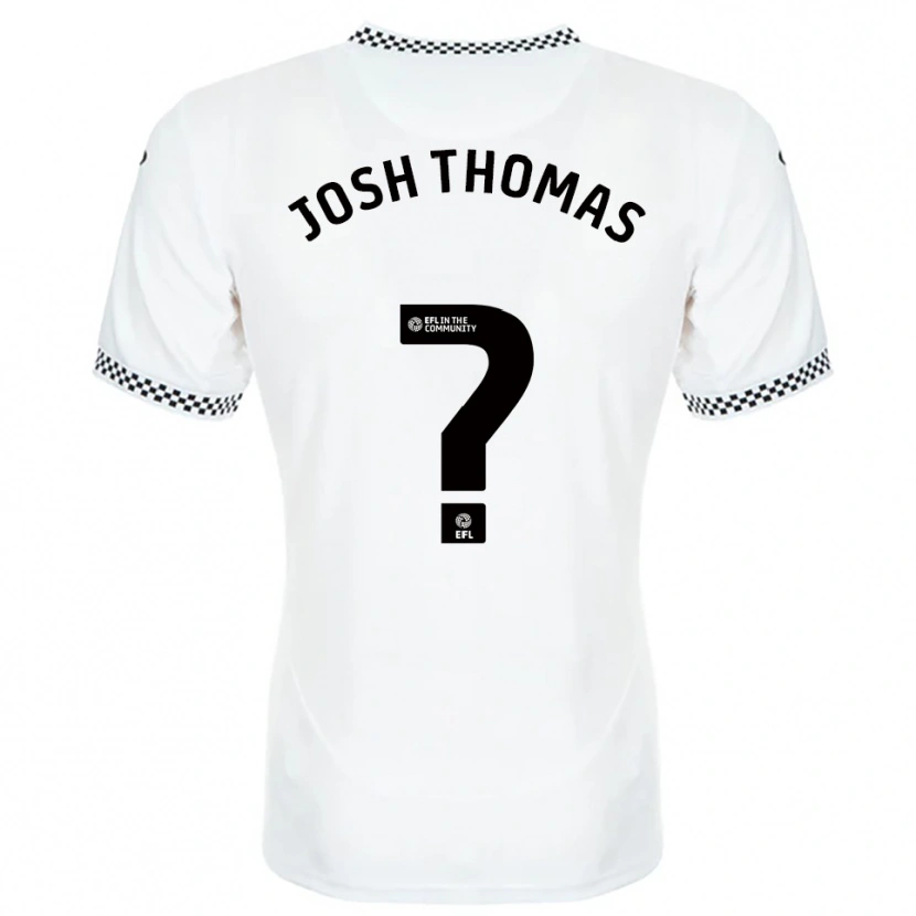 Danxen Kinder Josh Thomas #0 Weiß Orange Heimtrikot Trikot 2025/26 T-Shirt Österreich