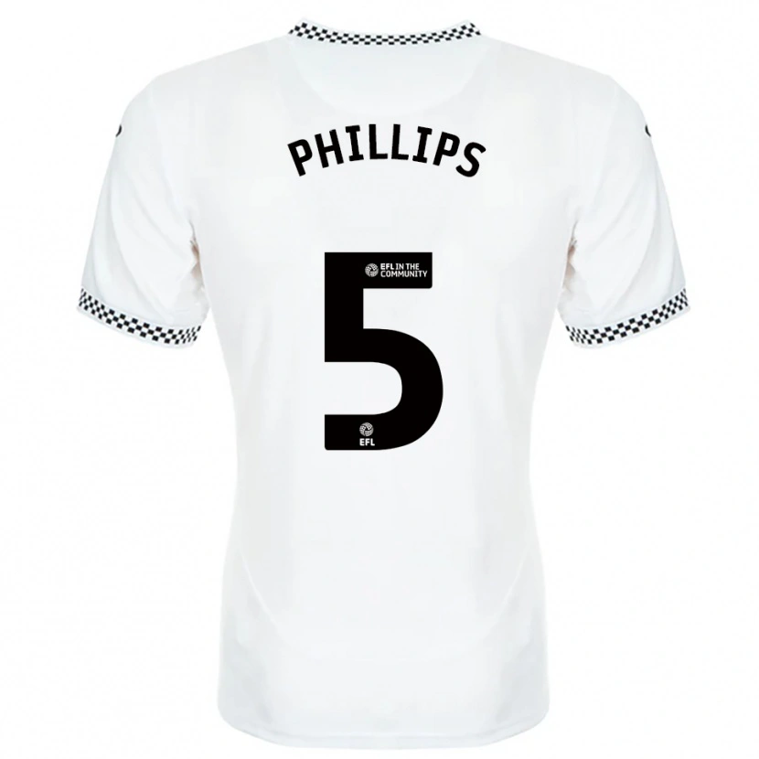 Danxen Kinder Ben Phillips #5 Weiß Orange Heimtrikot Trikot 2025/26 T-Shirt Österreich