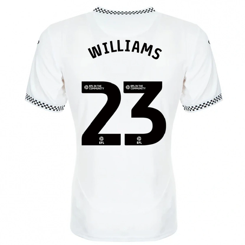Danxen Kinder Jessica Williams #23 Weiß Orange Heimtrikot Trikot 2025/26 T-Shirt Österreich