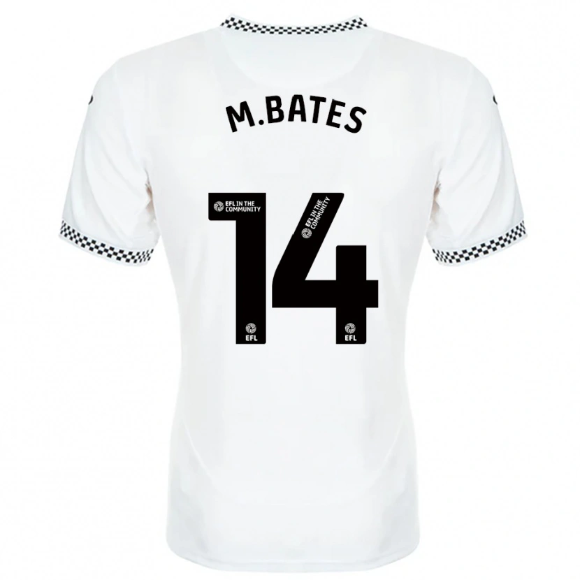 Danxen Kinder Mitchell Bates #14 Weiß Orange Heimtrikot Trikot 2025/26 T-Shirt Österreich