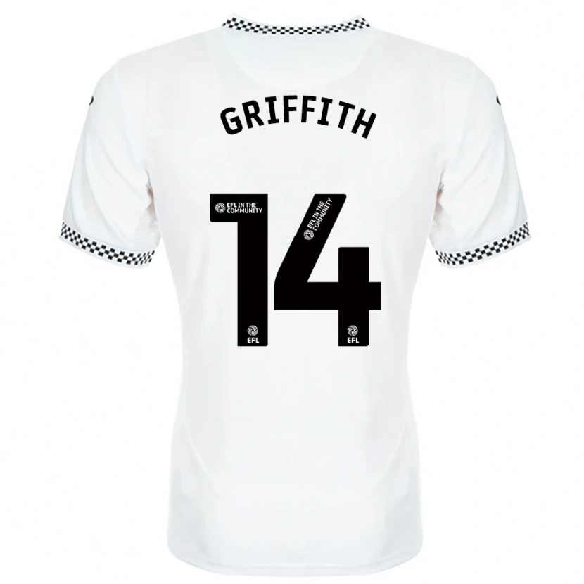 Danxen Kinder Yori Griffith #14 Weiß Orange Heimtrikot Trikot 2025/26 T-Shirt Österreich