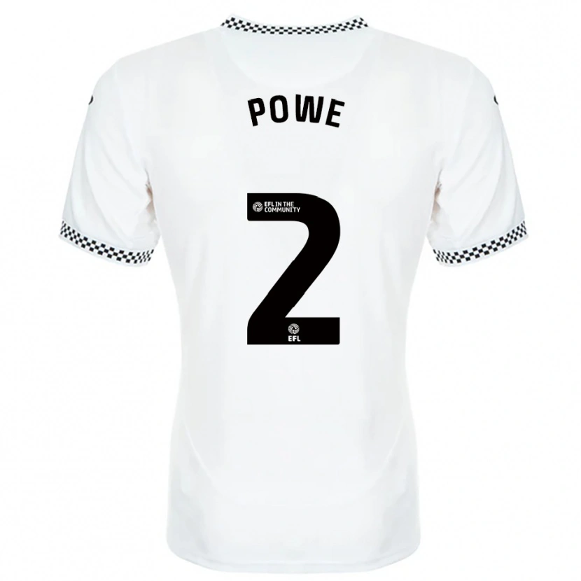 Danxen Kinder Alicia Powe #2 Weiß Orange Heimtrikot Trikot 2025/26 T-Shirt Österreich