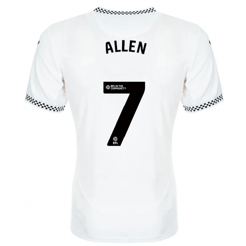 Danxen Kinder Joe Allen #7 Weiß Orange Heimtrikot Trikot 2025/26 T-Shirt Österreich