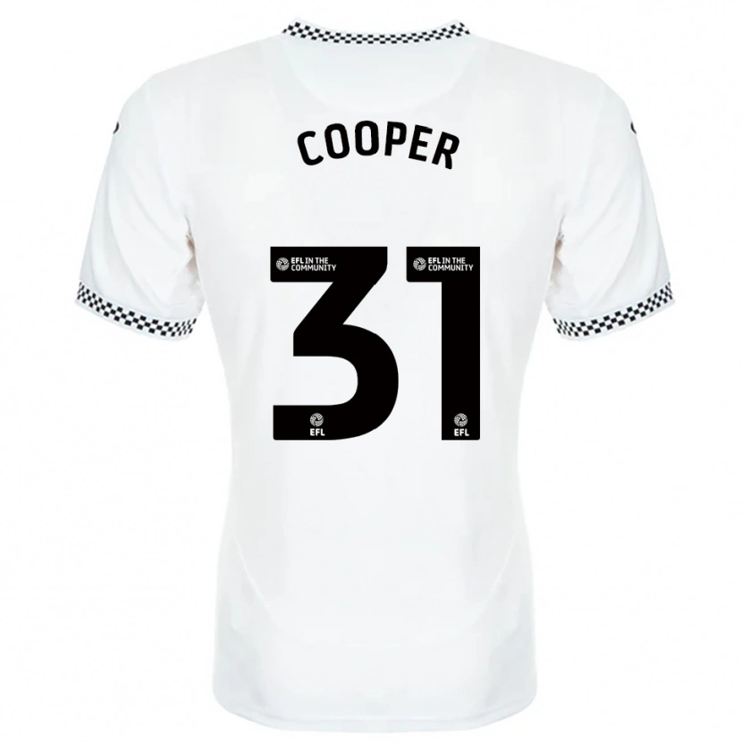 Danxen Kinder Oliver Cooper #31 Weiß Orange Heimtrikot Trikot 2025/26 T-Shirt Österreich