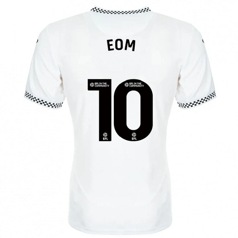 Danxen Kinder Ji-Sung Eom #10 Weiß Orange Heimtrikot Trikot 2025/26 T-Shirt Österreich