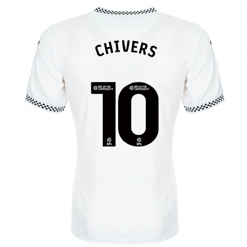 Danxen Kinder Chloe Chivers #10 Weiß Orange Heimtrikot Trikot 2025/26 T-Shirt Österreich