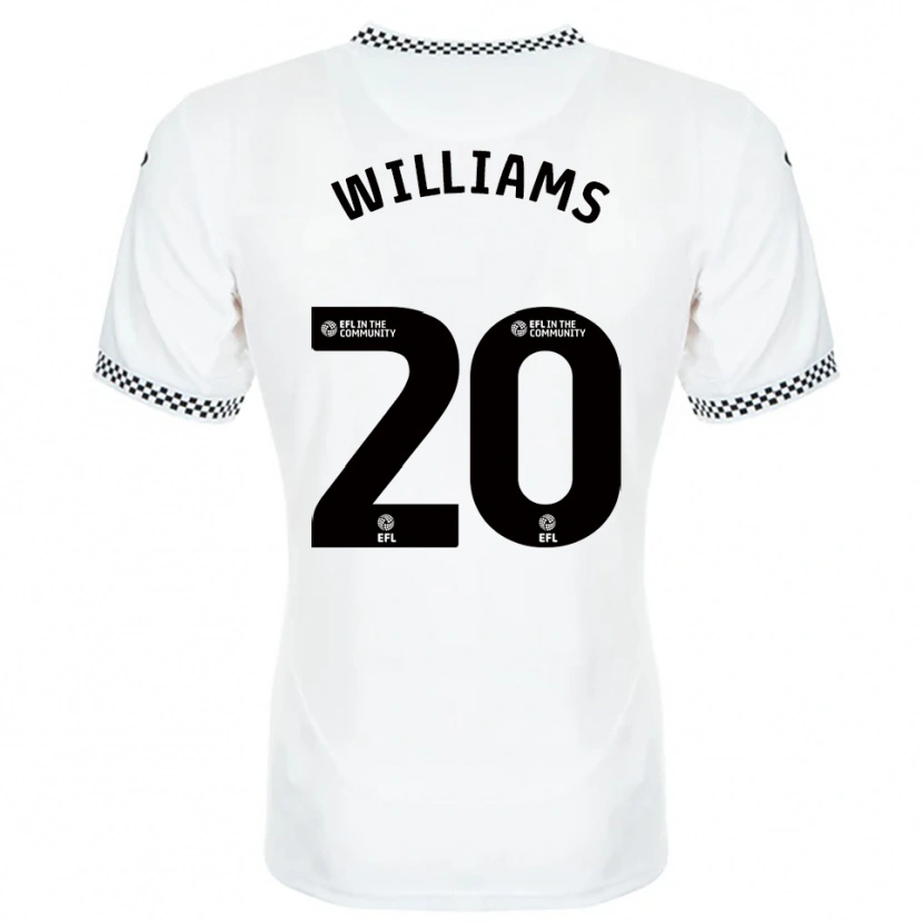 Danxen Kinder Caitlin Williams #20 Weiß Orange Heimtrikot Trikot 2025/26 T-Shirt Österreich