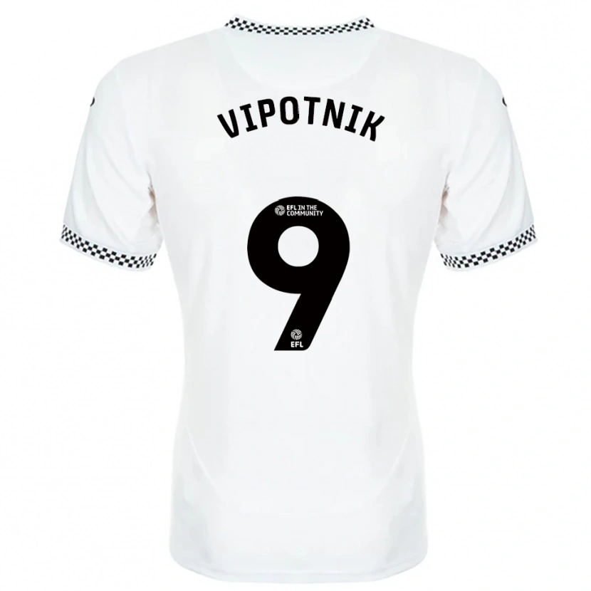 Danxen Kinder Zan Vipotnik #9 Weiß Orange Heimtrikot Trikot 2025/26 T-Shirt Österreich