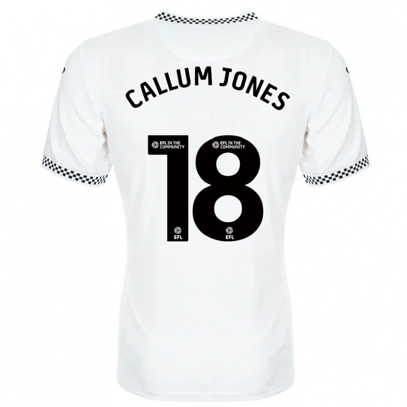 Danxen Kinder Callum Jones #18 Weiß Orange Heimtrikot Trikot 2025/26 T-Shirt Österreich