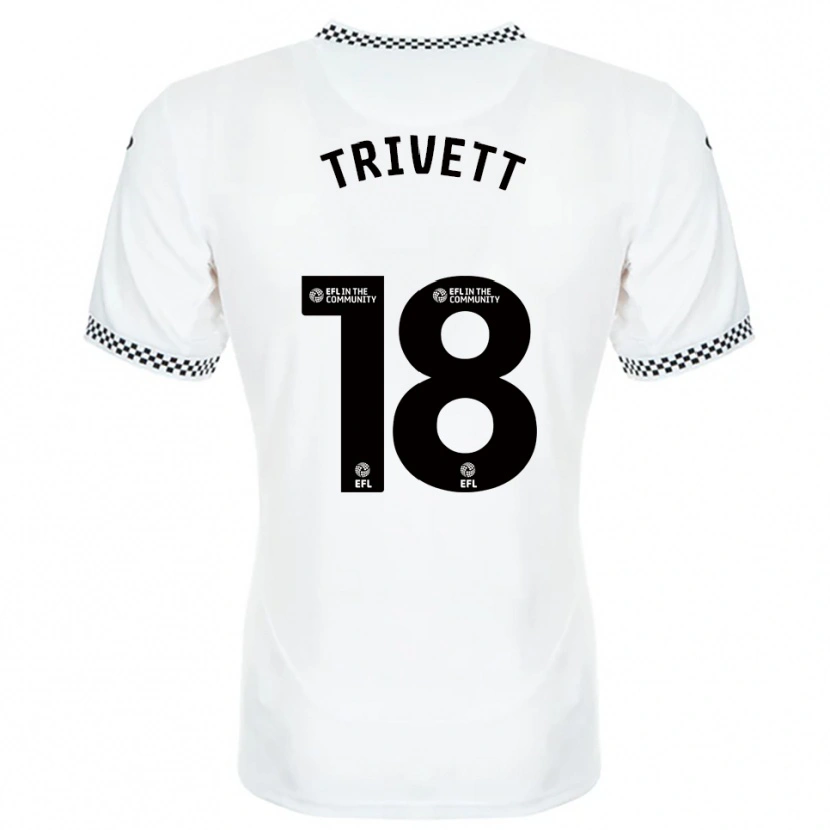 Danxen Kinder Taite Trivett #18 Weiß Orange Heimtrikot Trikot 2025/26 T-Shirt Österreich