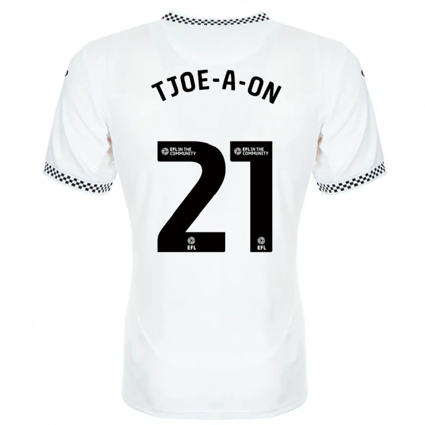 Danxen Kinder Nathan Tjoe-A-On #21 Weiß Orange Heimtrikot Trikot 2025/26 T-Shirt Österreich