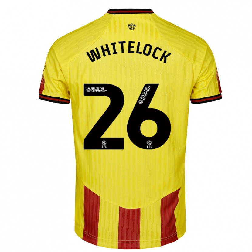 Danxen Kinder Lily Whitelock #26 Gelb Rot Heimtrikot Trikot 2025/26 T-Shirt Österreich