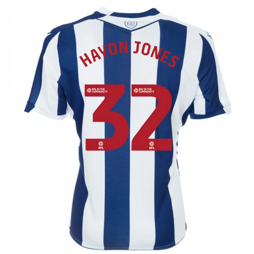Danxen Kinder Mackenzie Haydn Jones #32 Marine Weiß Heimtrikot Trikot 2025/26 T-Shirt Österreich