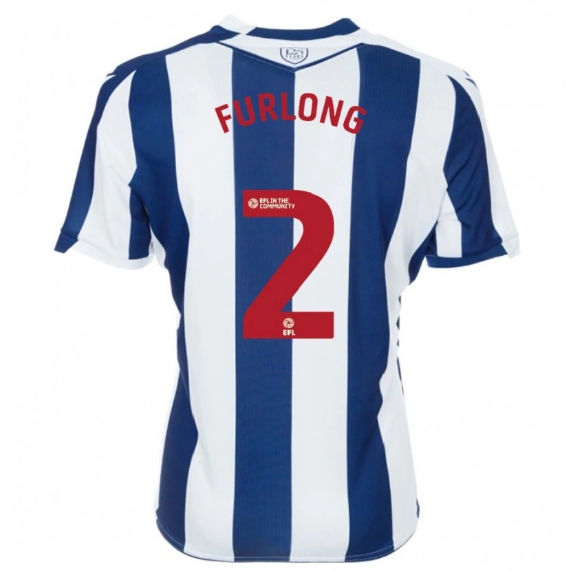 Danxen Kinder Darnell Furlong #2 Marine Weiß Heimtrikot Trikot 2025/26 T-Shirt Österreich