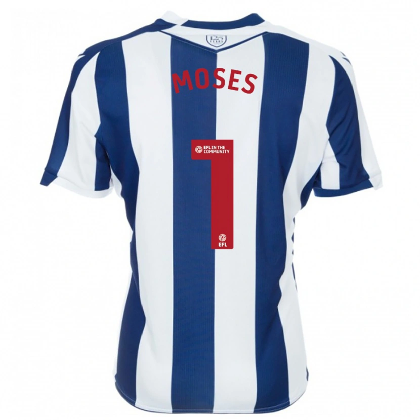 Danxen Kinder Maxwell Moses #1 Marine Weiß Heimtrikot Trikot 2025/26 T-Shirt Österreich