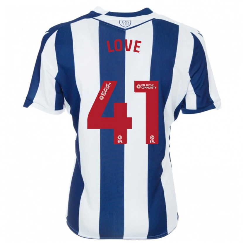 Danxen Kinder Layton Love #41 Marine Weiß Heimtrikot Trikot 2025/26 T-Shirt Österreich