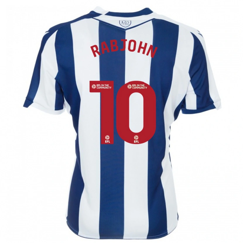 Danxen Kinder Olivia Rabjohn #10 Marine Weiß Heimtrikot Trikot 2025/26 T-Shirt Österreich