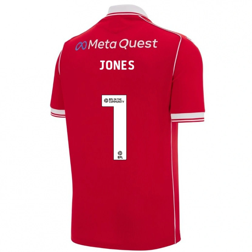 Danxen Kinder Elliott Jones #1 Rot Weiß Heimtrikot Trikot 2025/26 T-Shirt Österreich