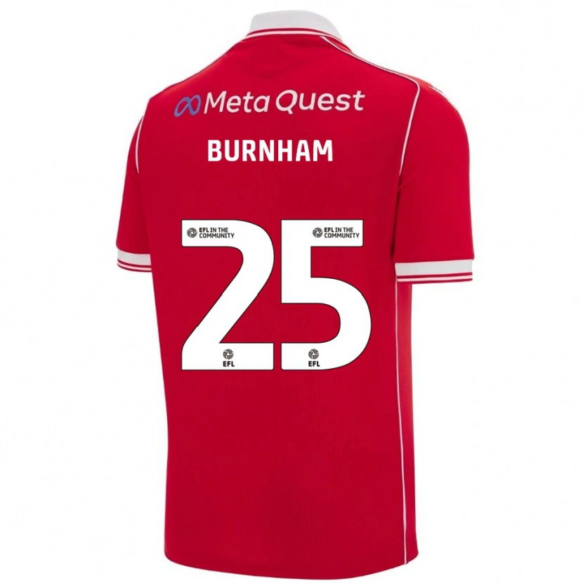 Danxen Kinder Emma Burnham #25 Rot Weiß Heimtrikot Trikot 2025/26 T-Shirt Österreich