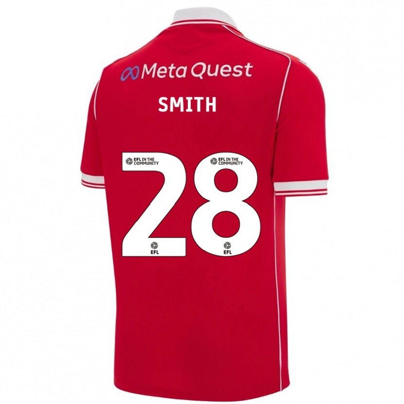 Danxen Kinder Sam Smith #28 Rot Weiß Heimtrikot Trikot 2025/26 T-Shirt Österreich