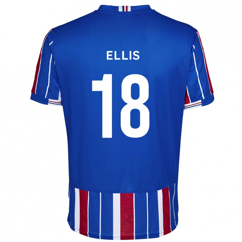 Danxen Kinder Jack Ellis #18 Blau Rot Weiß Heimtrikot Trikot 2025/26 T-Shirt Österreich