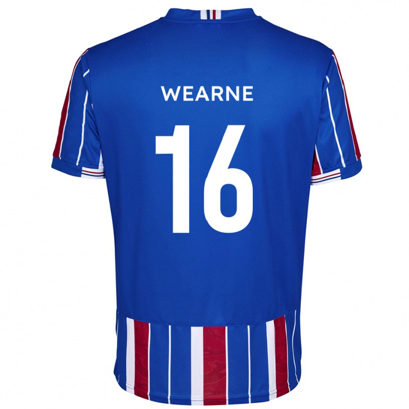 Danxen Kinder Stephen Wearne #16 Blau Rot Weiß Heimtrikot Trikot 2025/26 T-Shirt Österreich