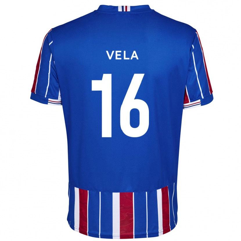 Danxen Kinder Josh Vela #16 Blau Rot Weiß Heimtrikot Trikot 2025/26 T-Shirt Österreich