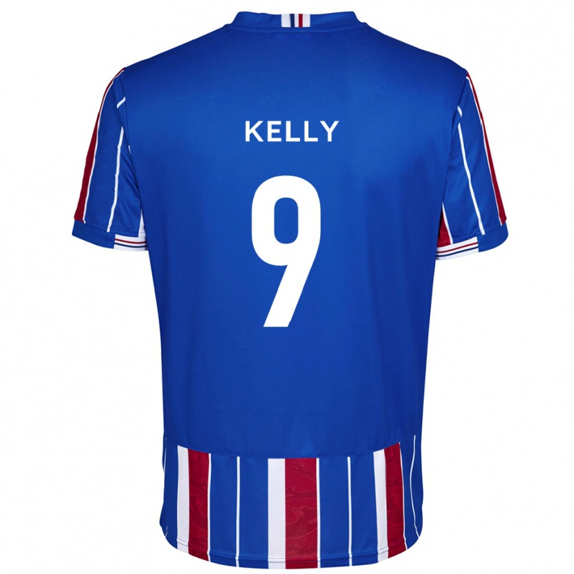 Danxen Kinder Georgie Kelly #9 Blau Rot Weiß Heimtrikot Trikot 2025/26 T-Shirt Österreich