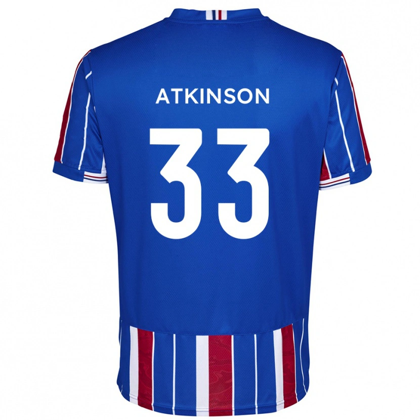 Danxen Kinder Hayden Atkinson #33 Blau Rot Weiß Heimtrikot Trikot 2025/26 T-Shirt Österreich