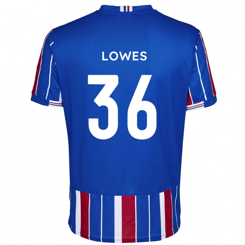 Danxen Kinder Jonah Lowes #36 Blau Rot Weiß Heimtrikot Trikot 2025/26 T-Shirt Österreich