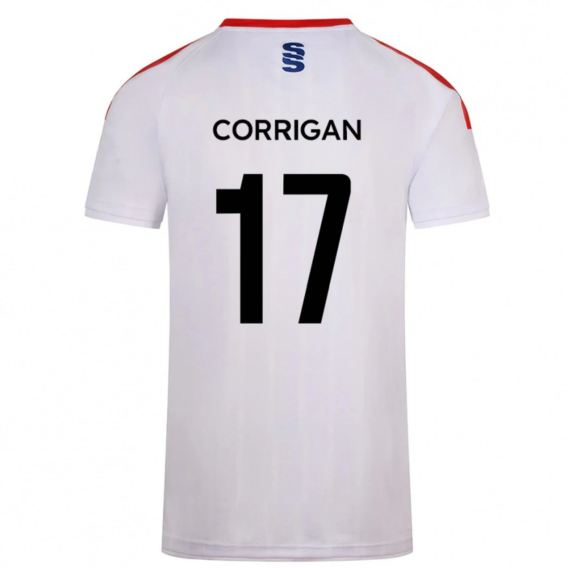 Danxen Kinder Niamh Corrigan #17 Weiß Marine Heimtrikot Trikot 2025/26 T-Shirt Österreich