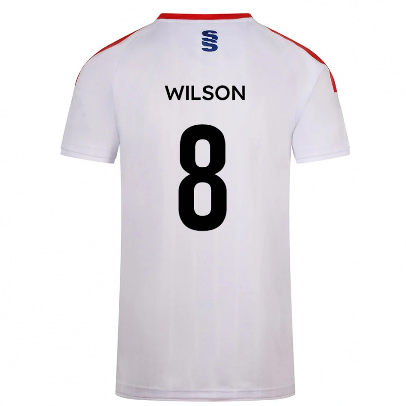 Danxen Kinder George Wilson #8 Weiß Marine Heimtrikot Trikot 2025/26 T-Shirt Österreich