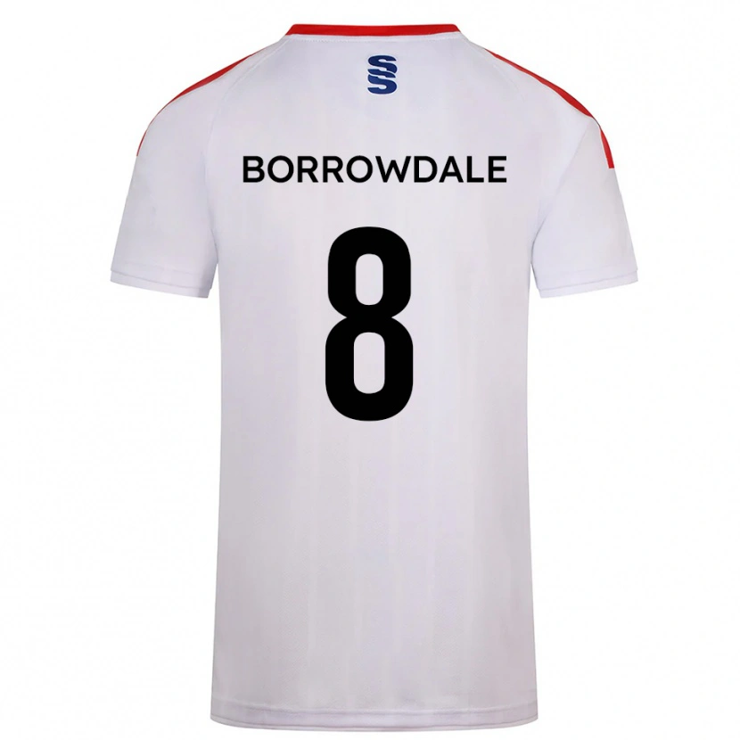 Danxen Kinder Imogen Borrowdale #8 Weiß Marine Heimtrikot Trikot 2025/26 T-Shirt Österreich