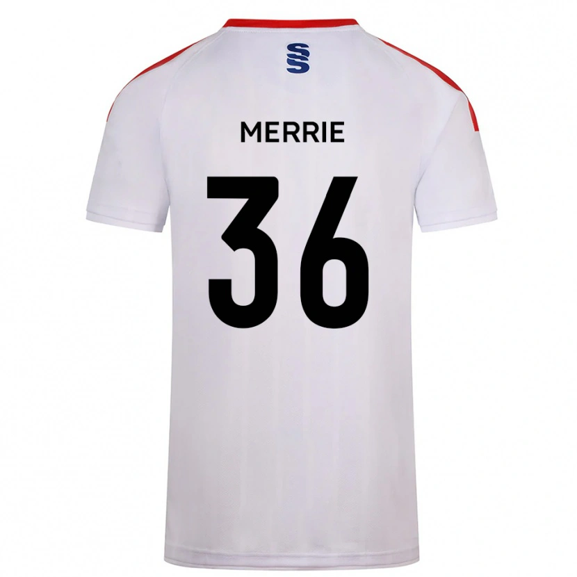 Danxen Kinder Chris Merrie #36 Weiß Marine Heimtrikot Trikot 2025/26 T-Shirt Österreich