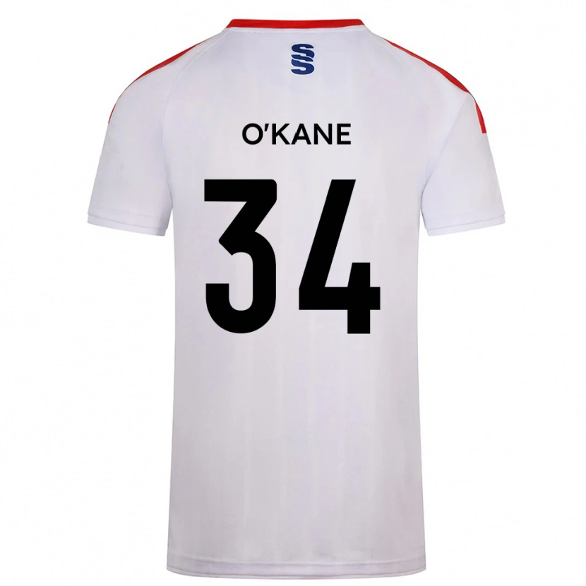 Danxen Kinder Taelor O'kane #34 Weiß Marine Heimtrikot Trikot 2025/26 T-Shirt Österreich