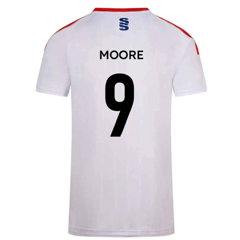 Danxen Kinder Lois Moore #9 Weiß Marine Heimtrikot Trikot 2025/26 T-Shirt Österreich