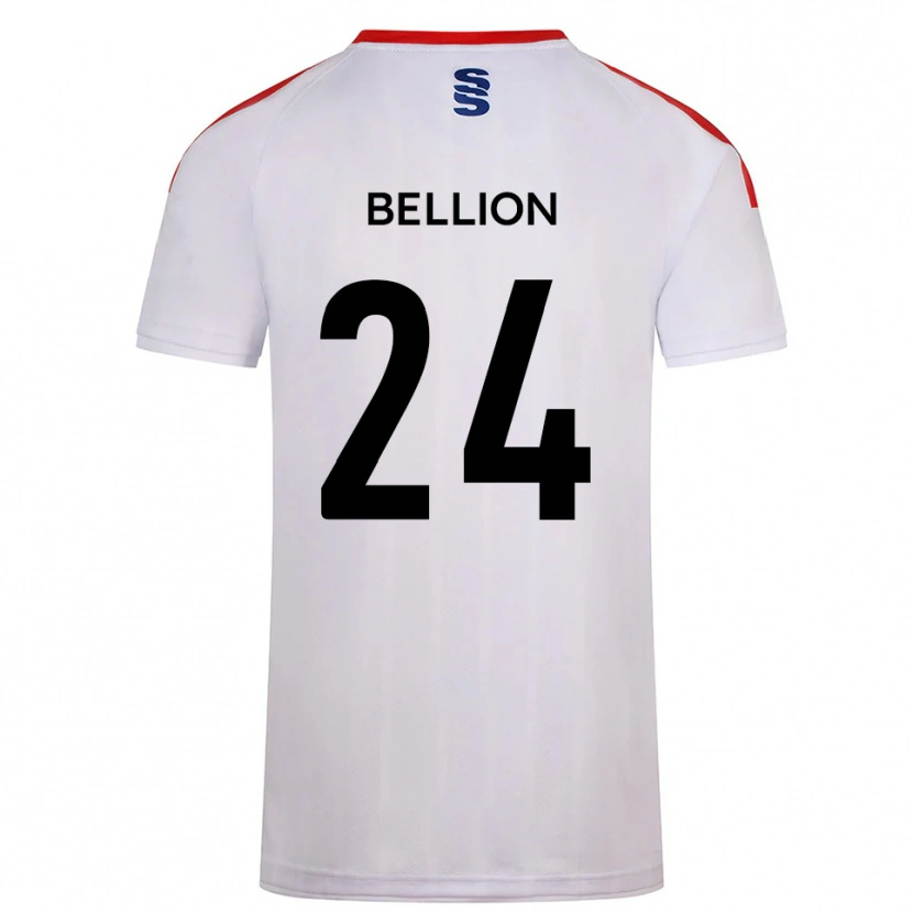 Danxen Kinder Daniel Bellion #24 Weiß Marine Heimtrikot Trikot 2025/26 T-Shirt Österreich