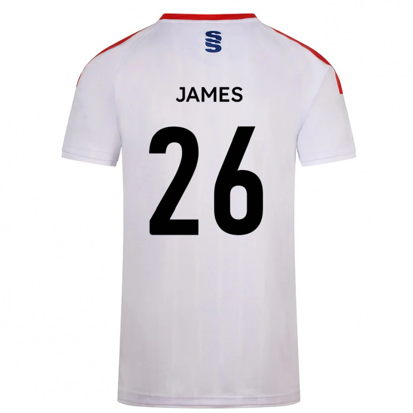Danxen Kinder Nicola James #26 Weiß Marine Heimtrikot Trikot 2025/26 T-Shirt Österreich