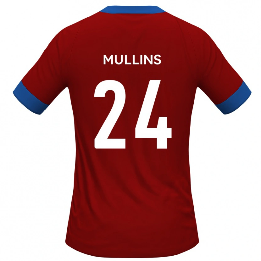 Danxen Kinder Maxwell Mullins #24 Rot Blau Heimtrikot Trikot 2025/26 T-Shirt Österreich