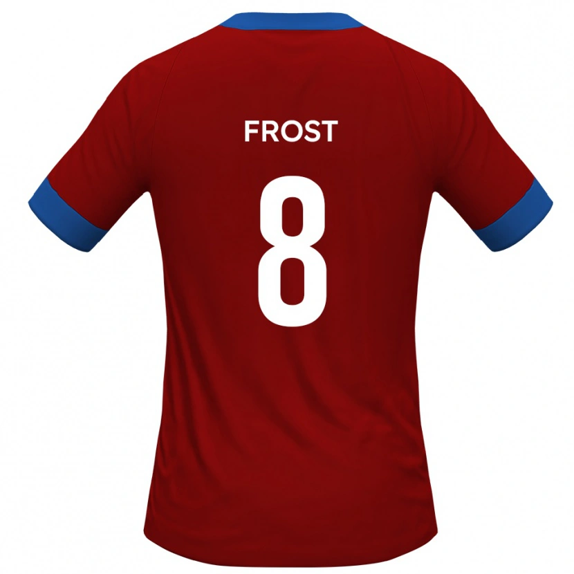 Danxen Kinder Tyler Frost #8 Rot Blau Heimtrikot Trikot 2025/26 T-Shirt Österreich
