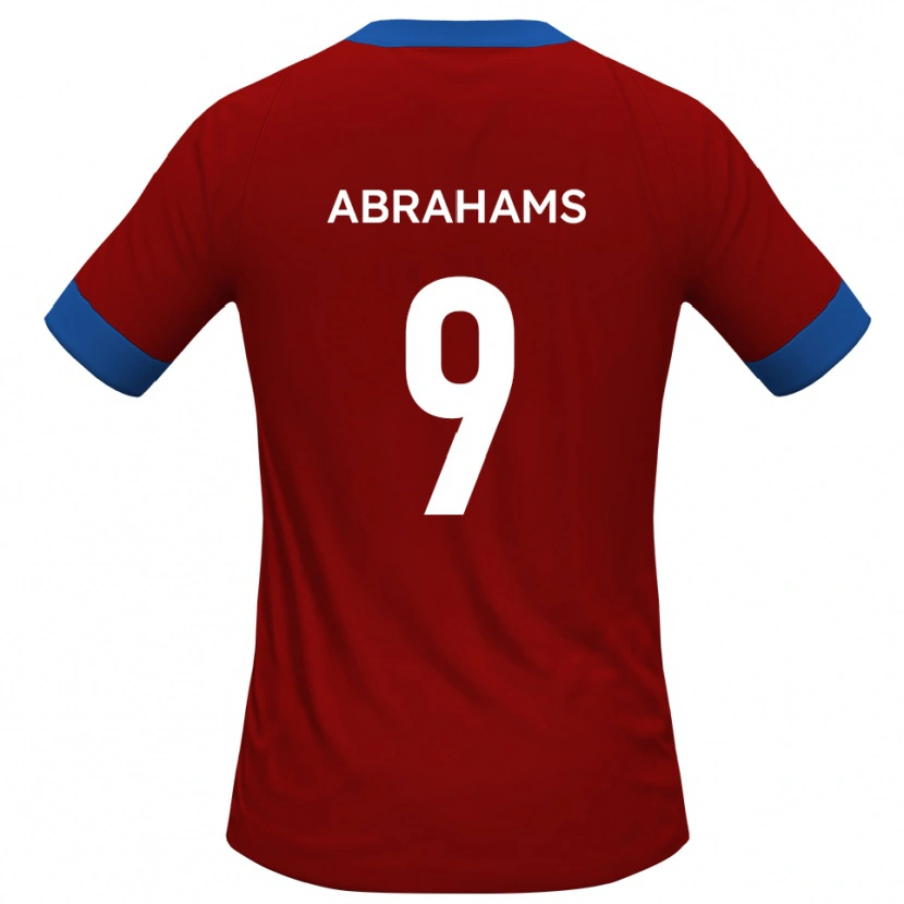 Danxen Kinder Tristan Abrahams #9 Rot Blau Heimtrikot Trikot 2025/26 T-Shirt Österreich