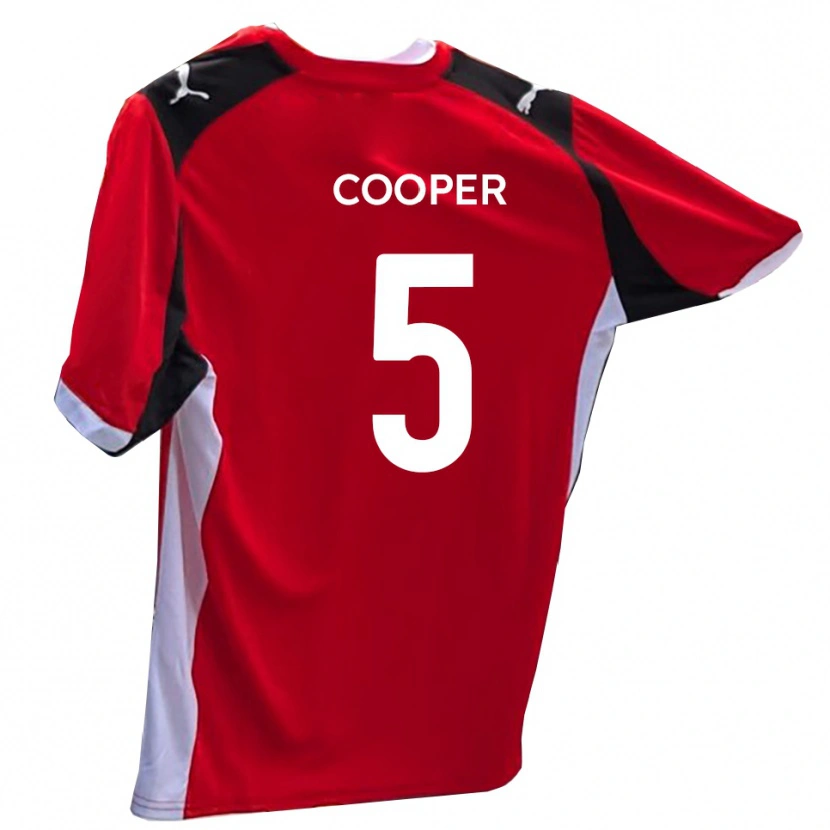 Danxen Kinder Jake Cooper #5 Rot Weiß Heimtrikot Trikot 2025/26 T-Shirt Österreich